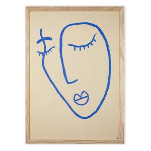 Visage féminin