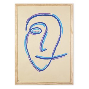 Trio de visages 1/3 - Papier kraft