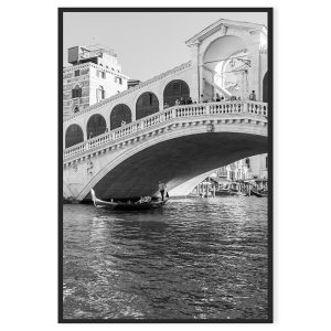 Une gondole sous le Rialto